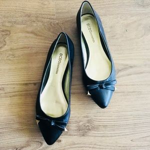 BCBG Black Flats